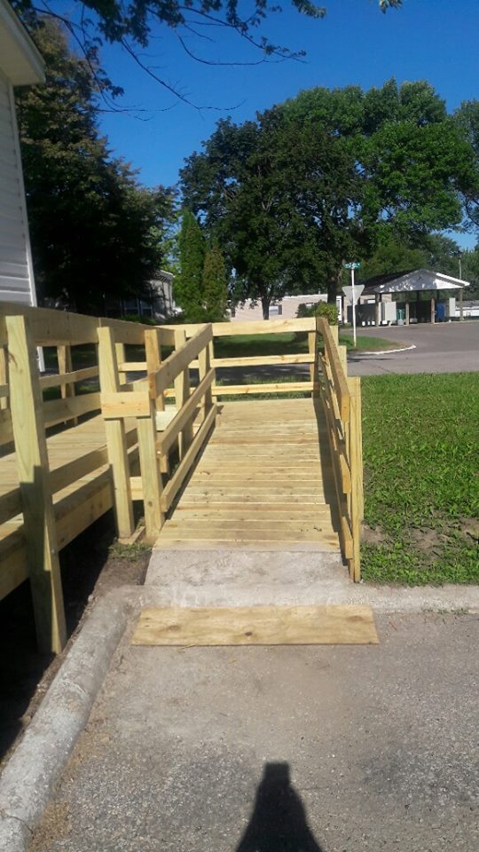 ramp built for accessibility