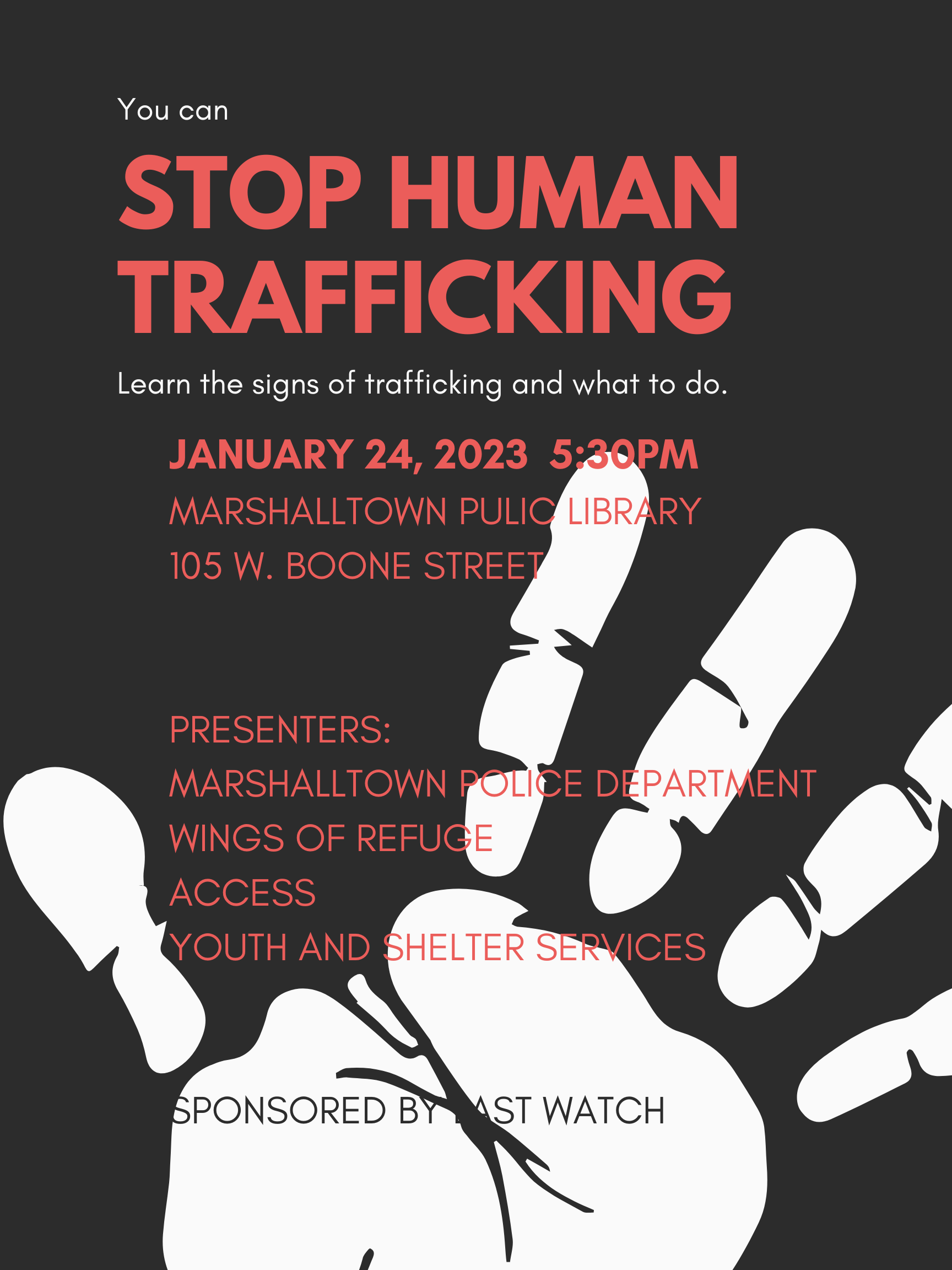 Human Trafficking Prevention Event